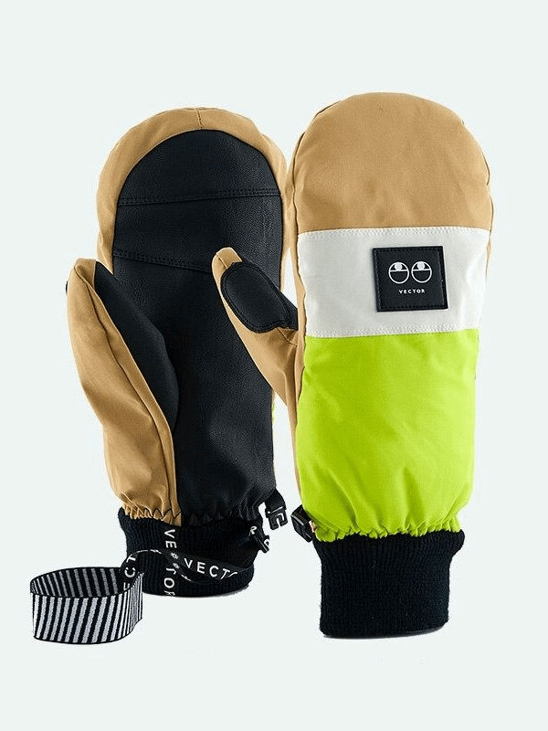 Ultralight Thickened Waterproof Women's Ski Gloves, windproof and anti-slip, ideal for skiing and outdoor activities, in vibrant colors